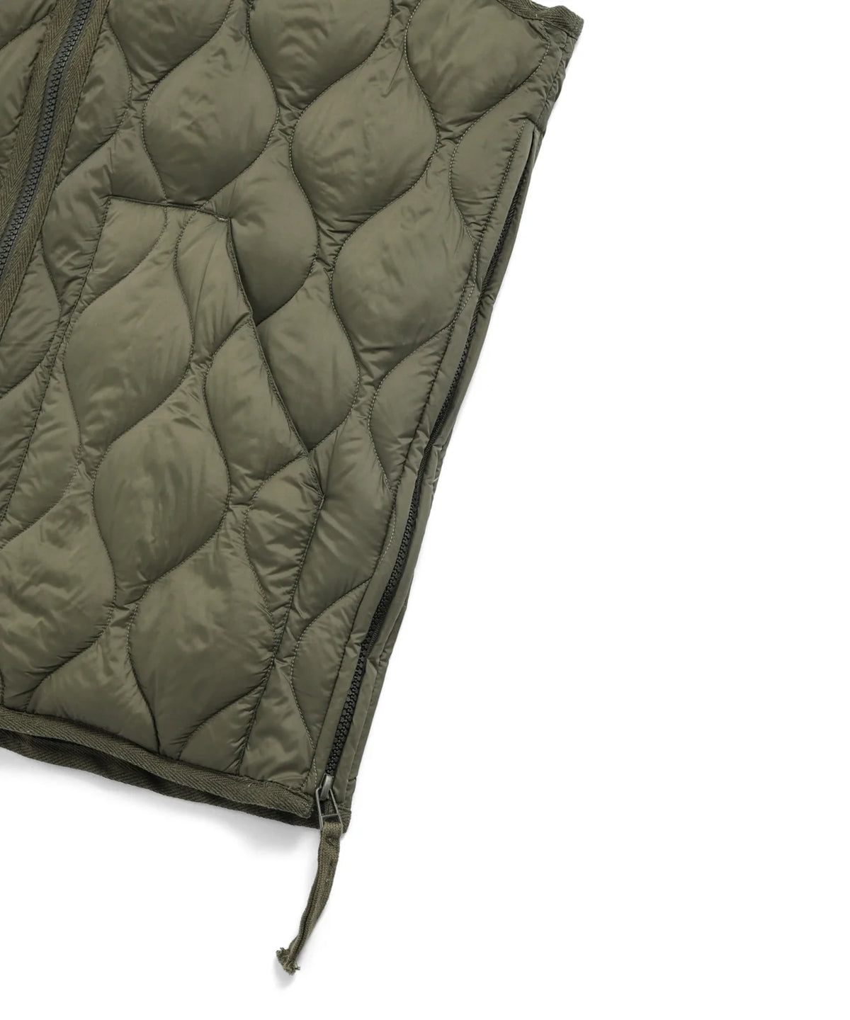 Unisex Military V-Neck W-Zip Down Vest (Soft Shell)