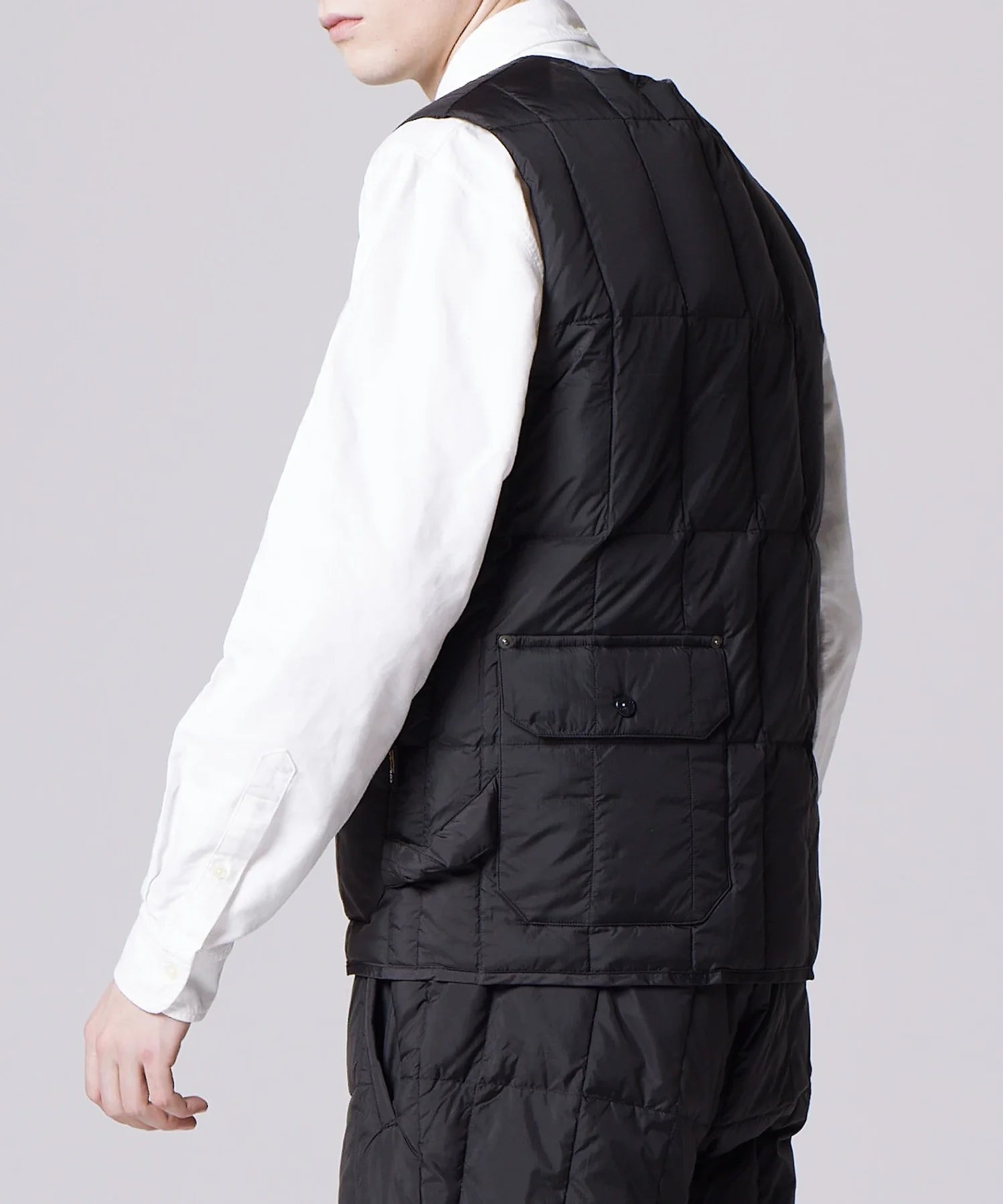 Unisex Work V-Neck Button Down Vest