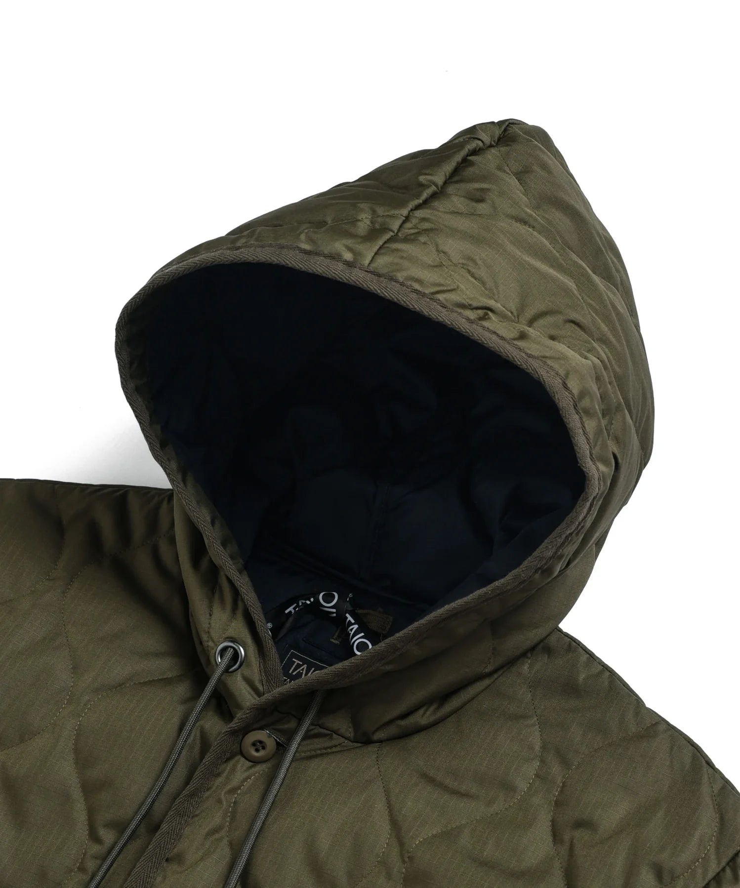 Unisex Military Hood Long Down Coat (Hard Shell)