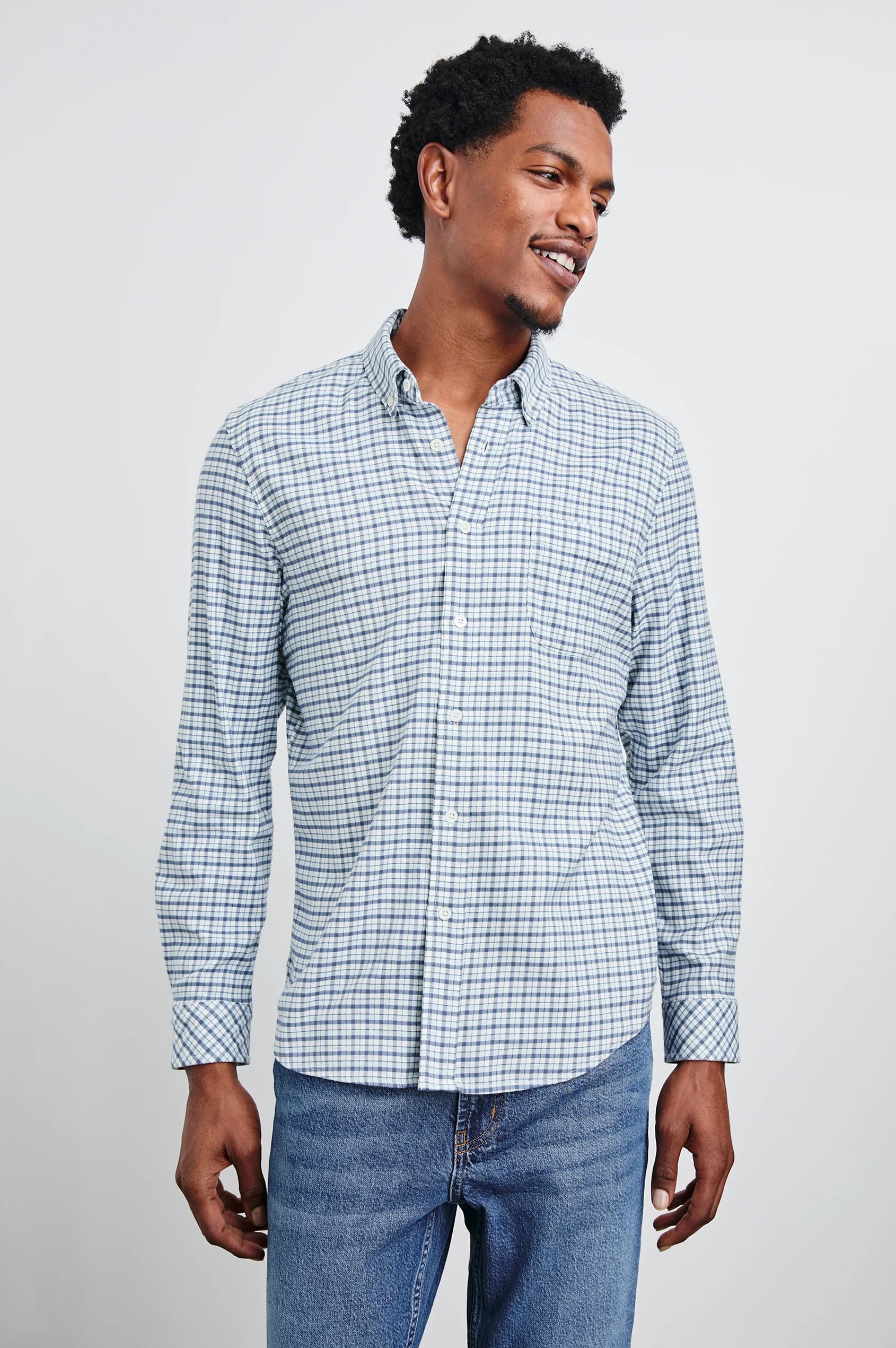Vance Shirt - Stellar Navy Check