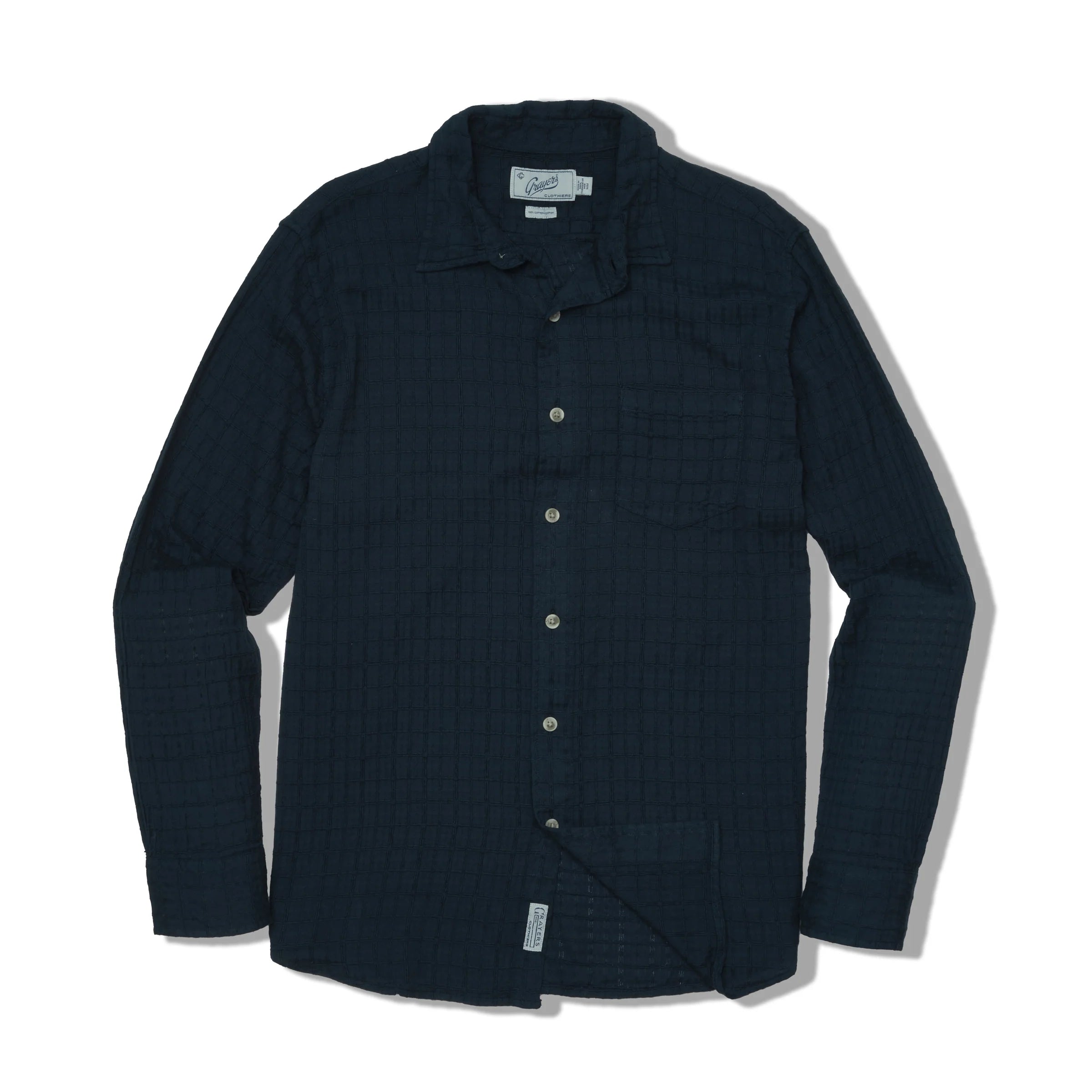 Bamboo Dobby Long Sleeve Shirt