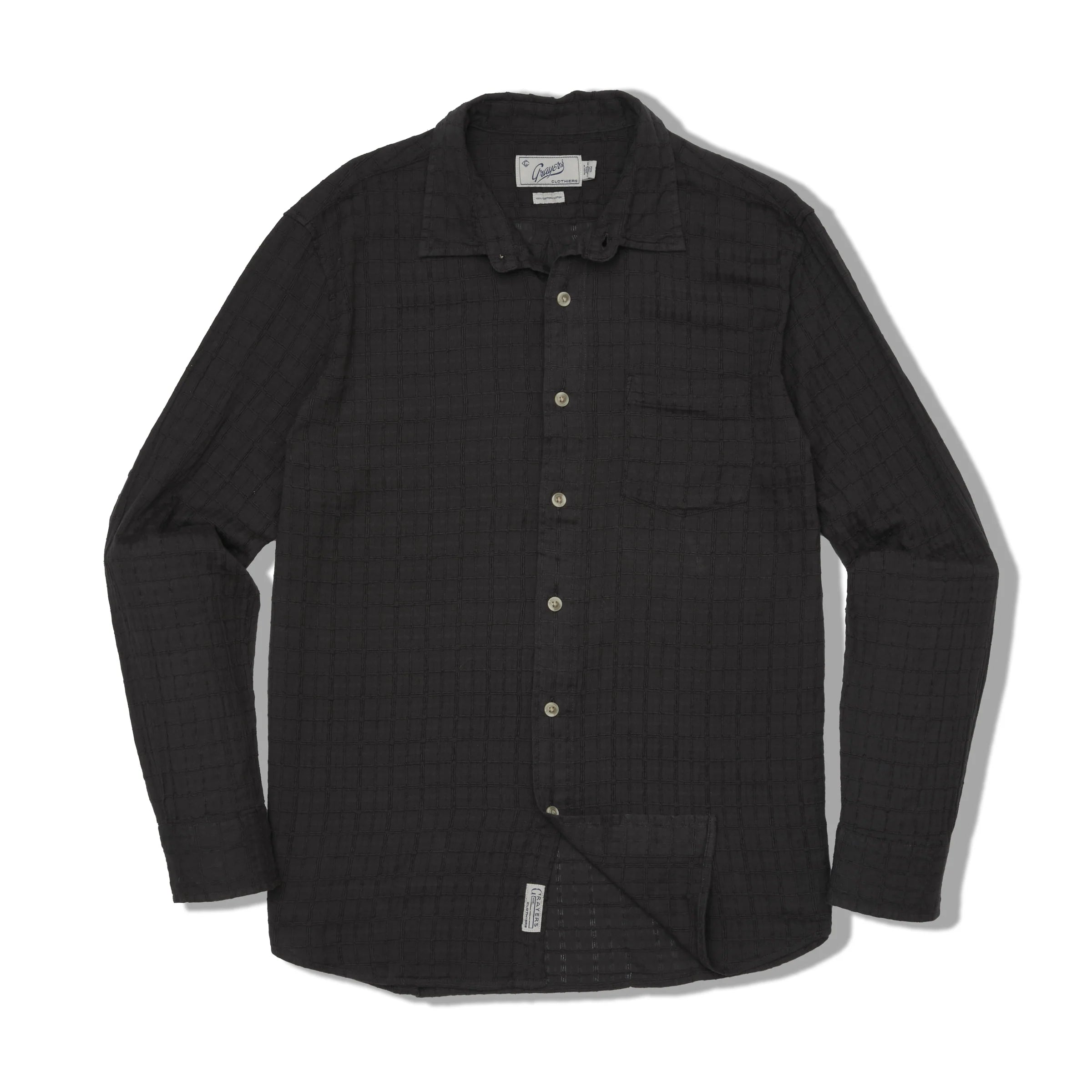 Bamboo Dobby Long Sleeve Shirt