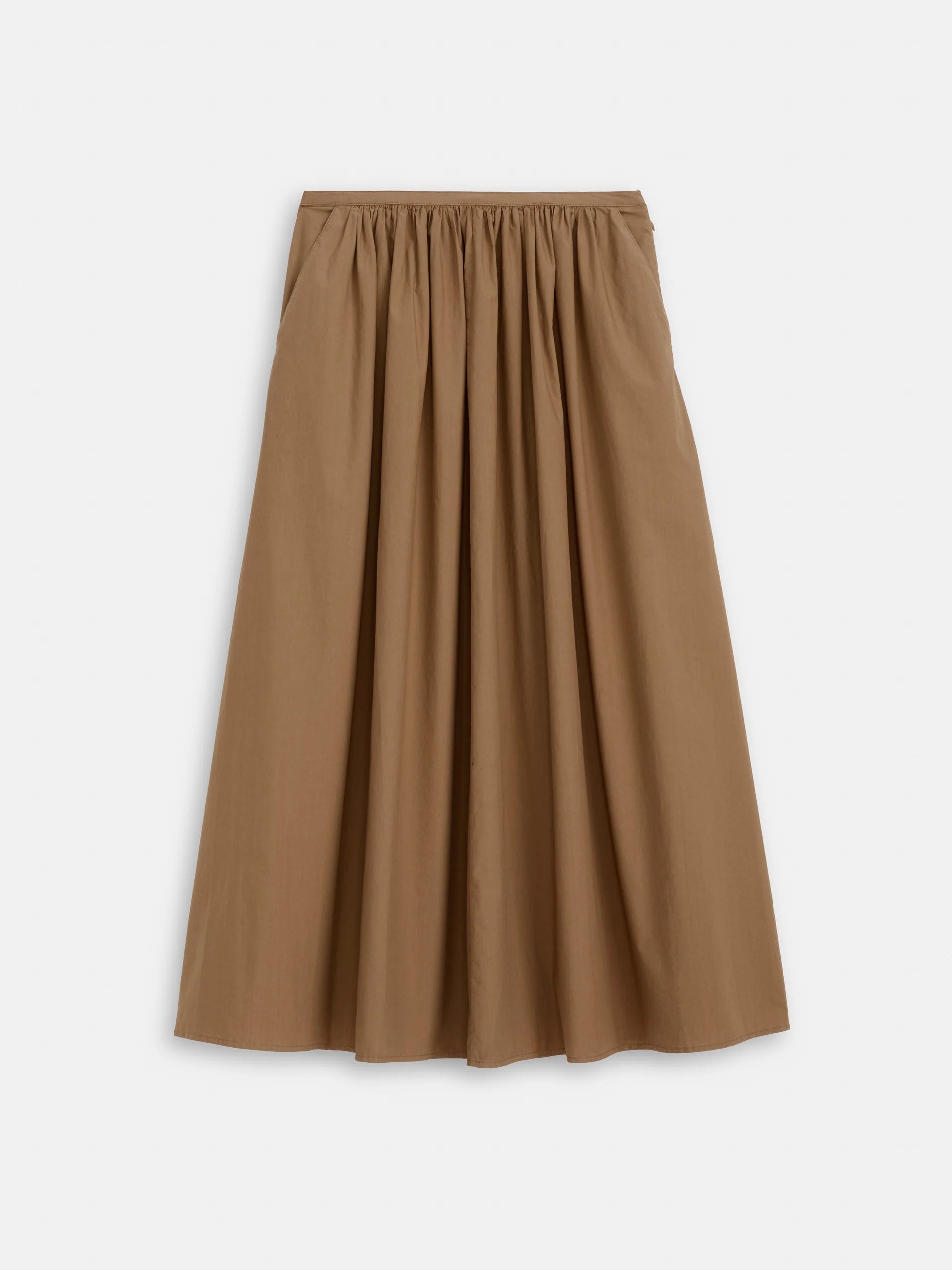 Sarah Skirt in Cotton - Field Khaki