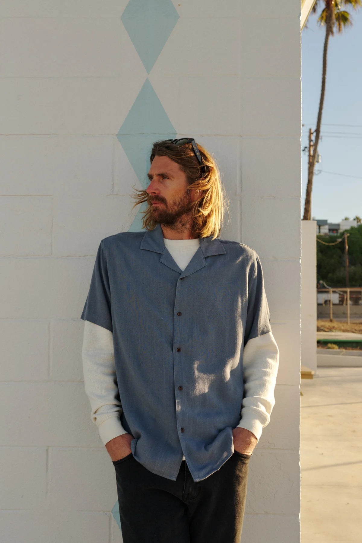 Teller Shirt - Tempest Blue