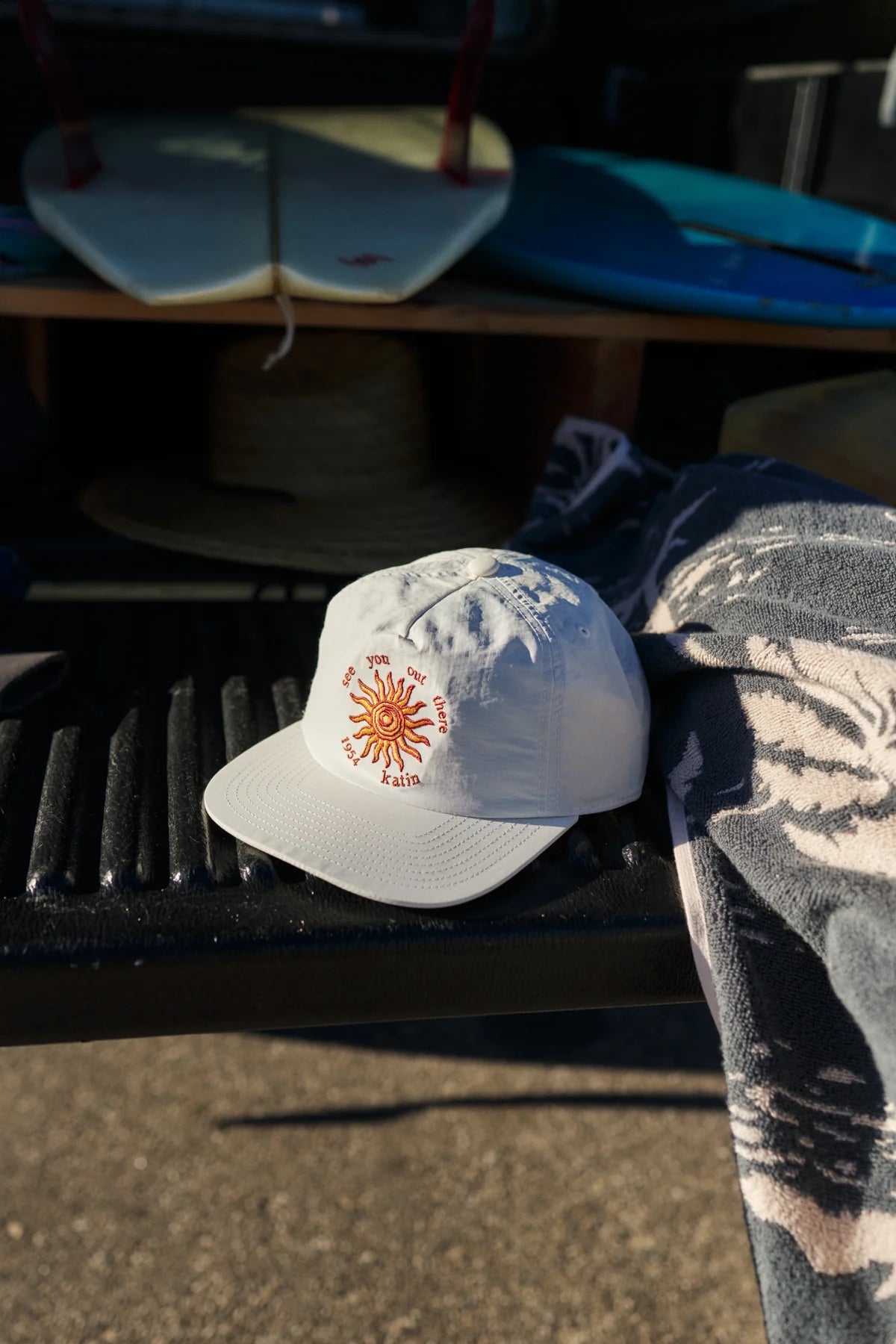 Vortices Hat - Vintage White