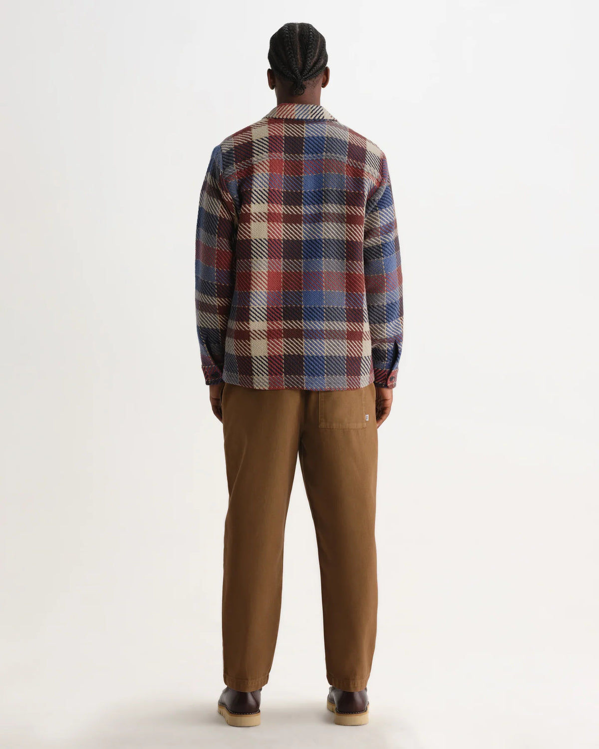 Whiting - Rust And Multicolour Pike Check Overshirt
