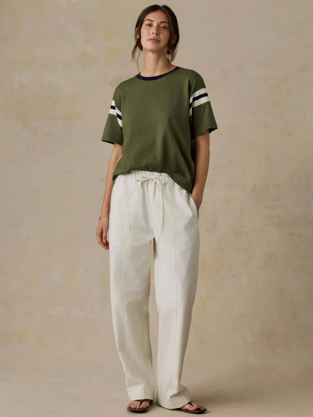 Sport Jersey Throwback Tee - Clover Varsity
