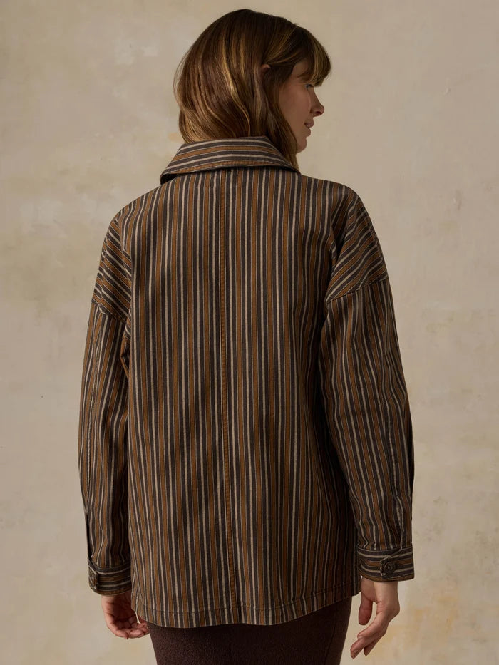 Twill Tide Chore Jacket - Maple Cove Stripe