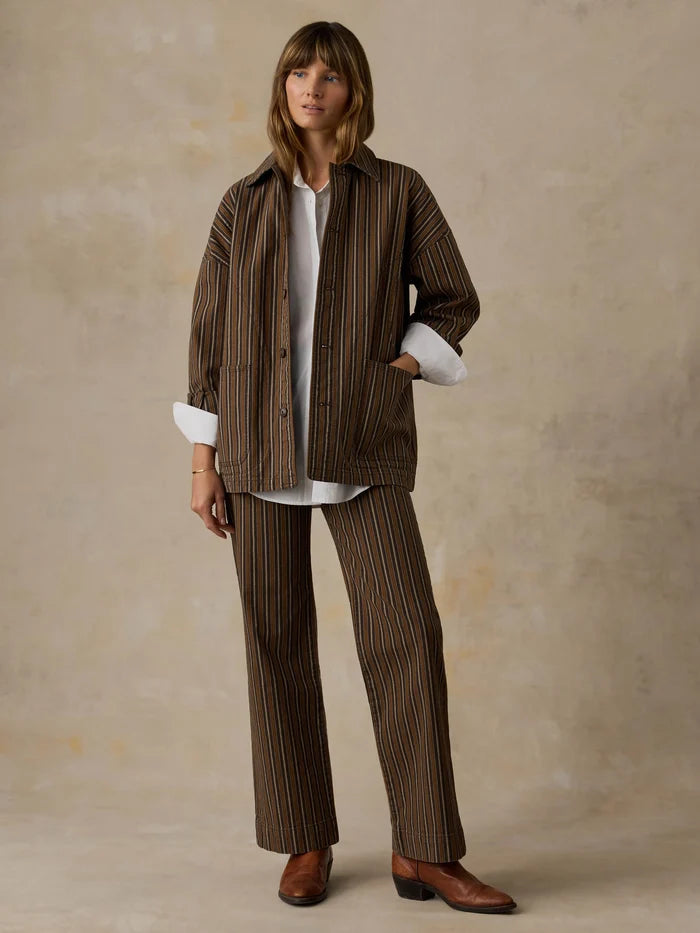 Twill Tide Chore Jacket - Maple Cove Stripe