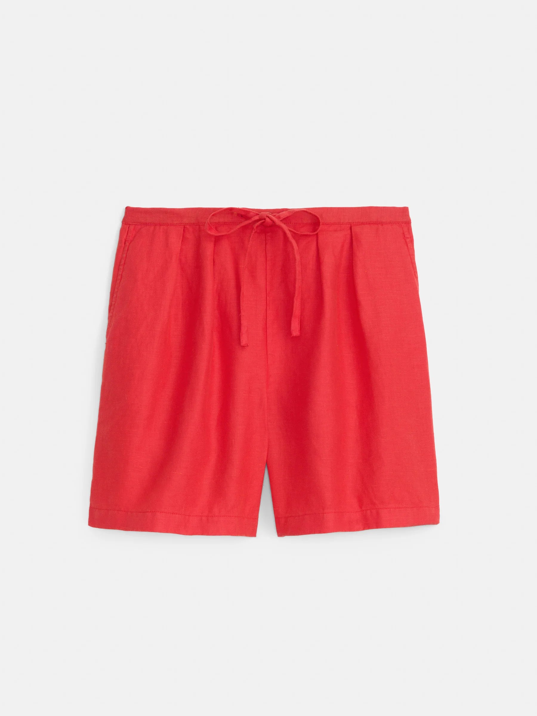 Hudson Short in Linen - Chili