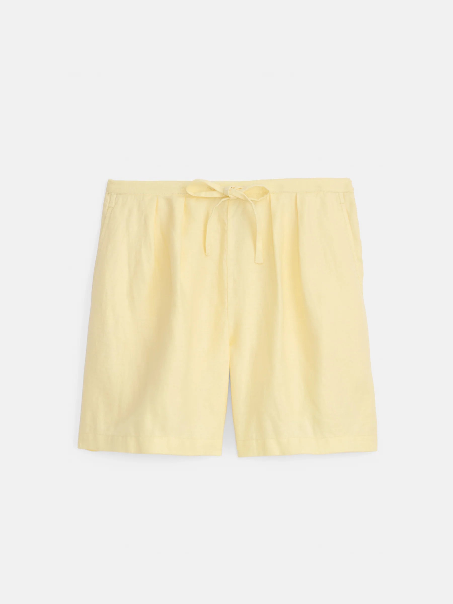 Hudson Short in Linen - Double Cream