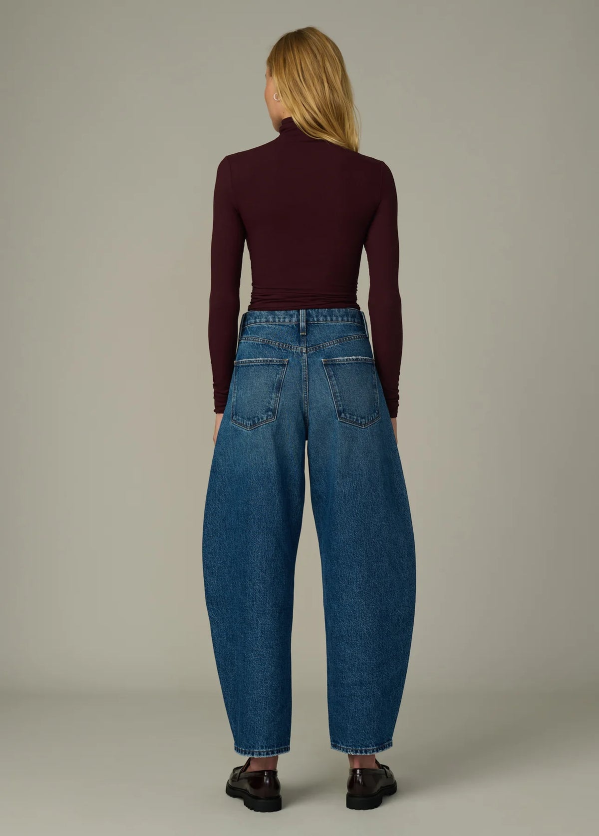 The Tony Long Sleeve Top - Bordeaux