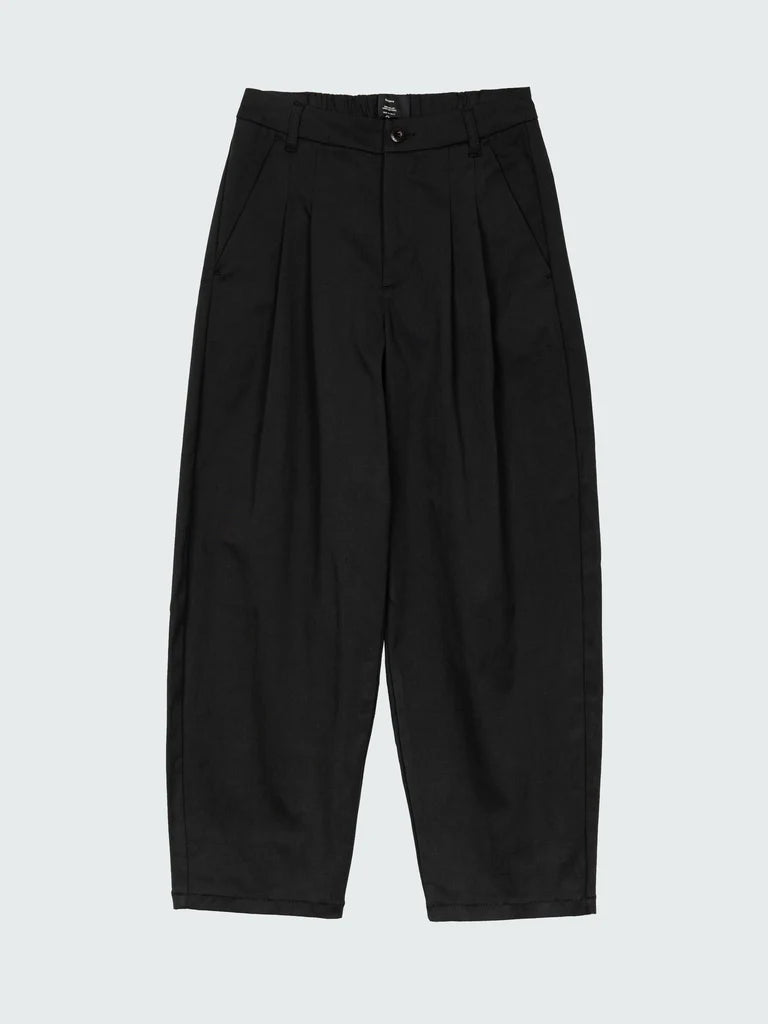 Amy Powney + Finisterre Women's Pleat Front Pant - Black