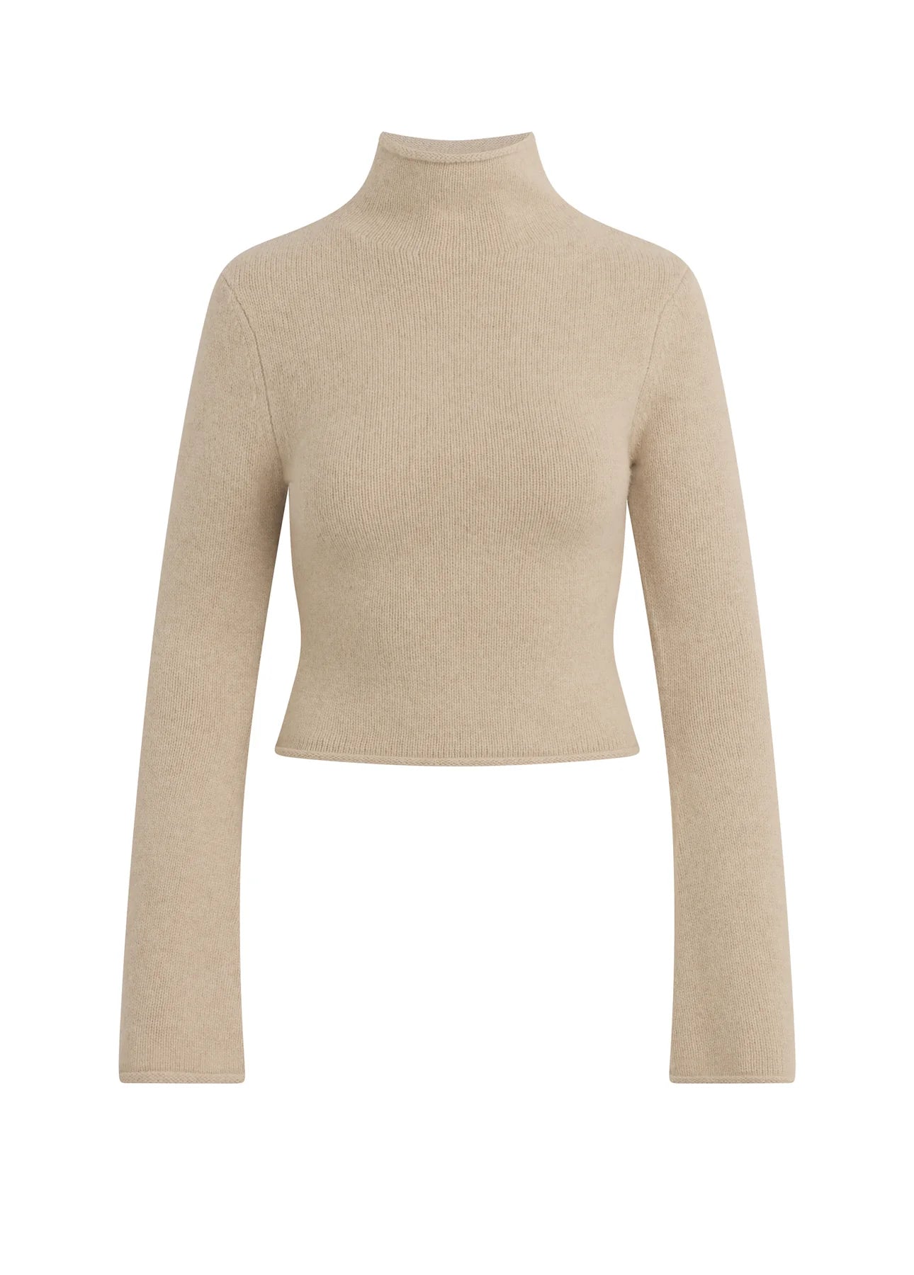 The Jane Roll Neck Sweater - Camel