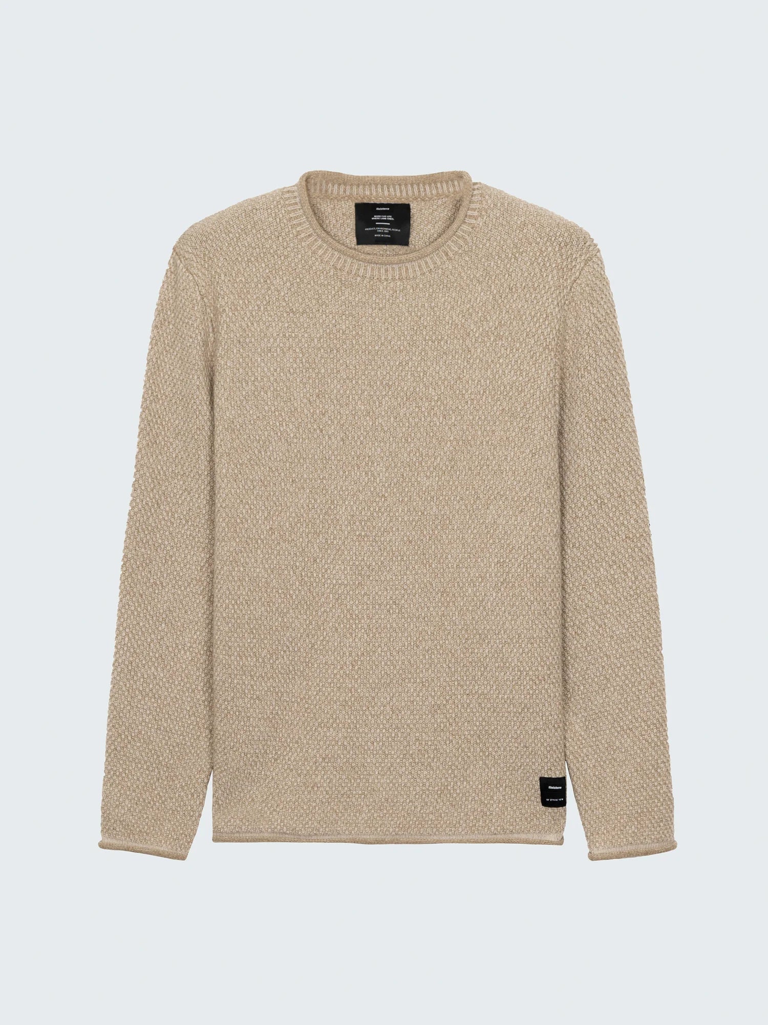 Men's Finisterre Barents Sweater - Oatmeal