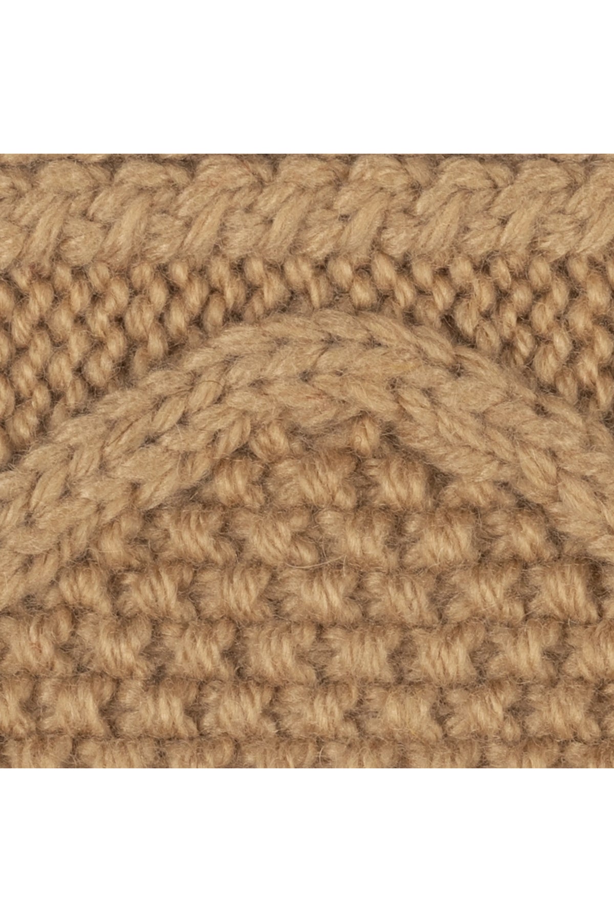 Modernist Block Headband - Camel Heather