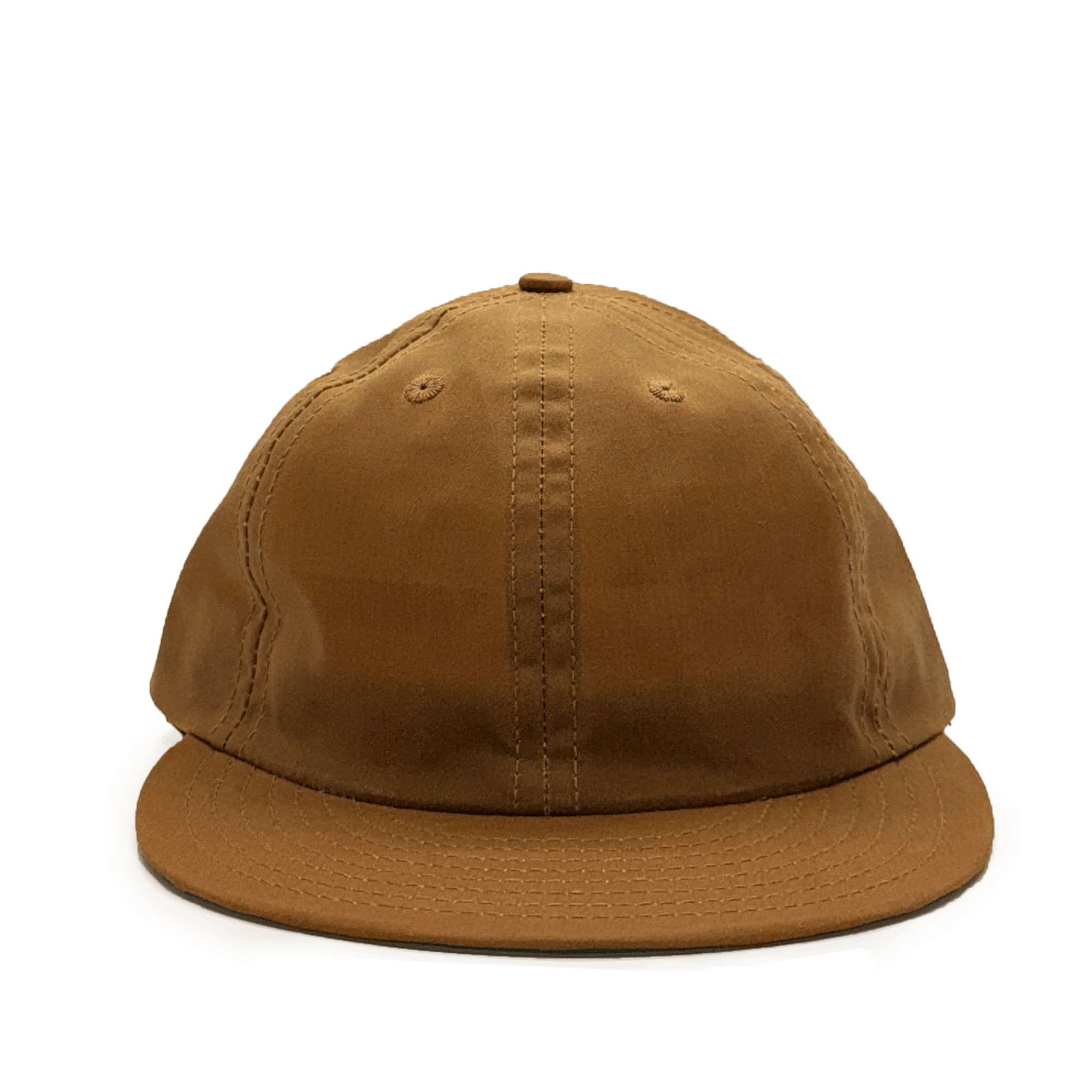 Soft Brim Ball Cap - British Millerain Waxed Cotton - Harvest Gold