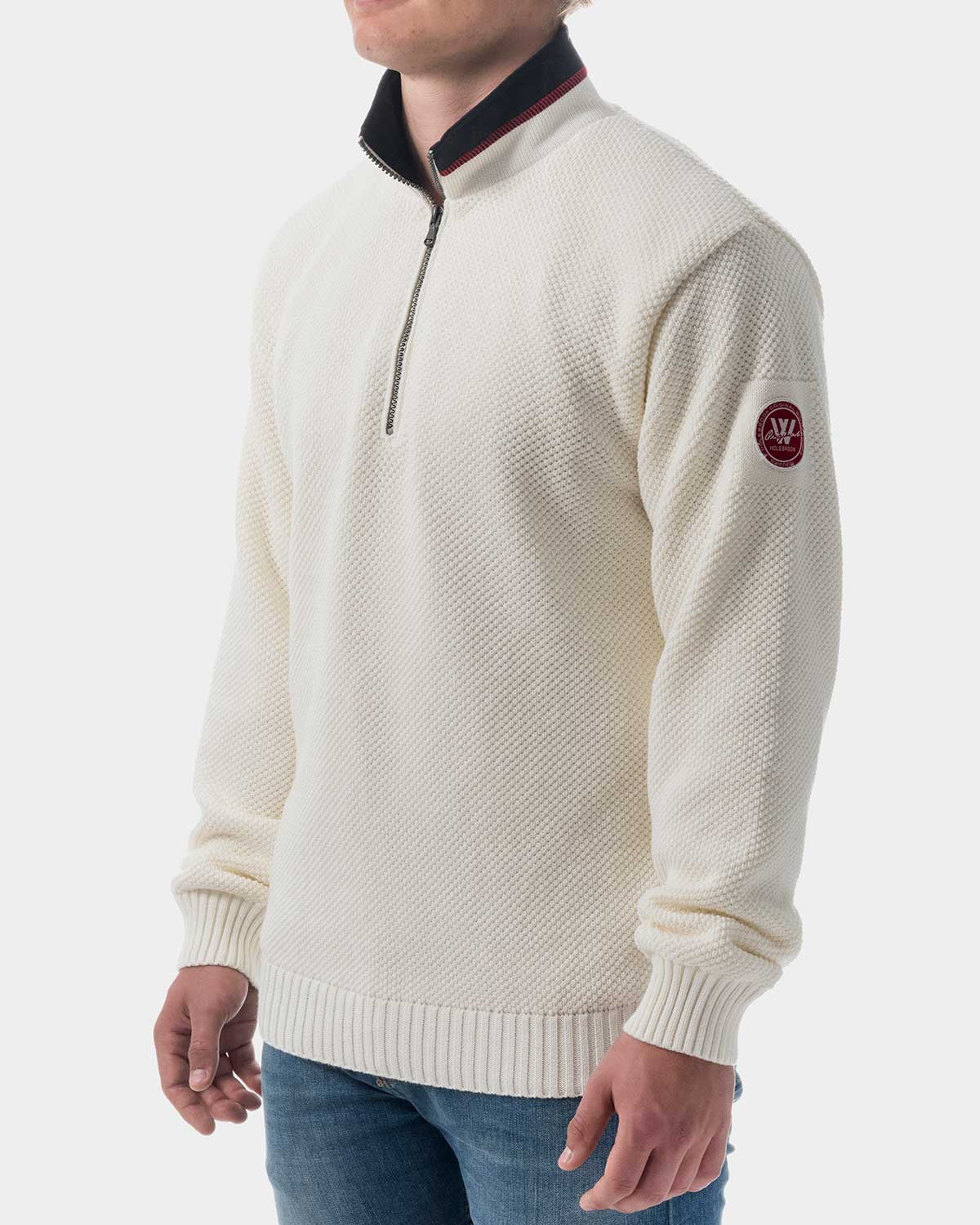 Classic Windproof Sweater - Off White