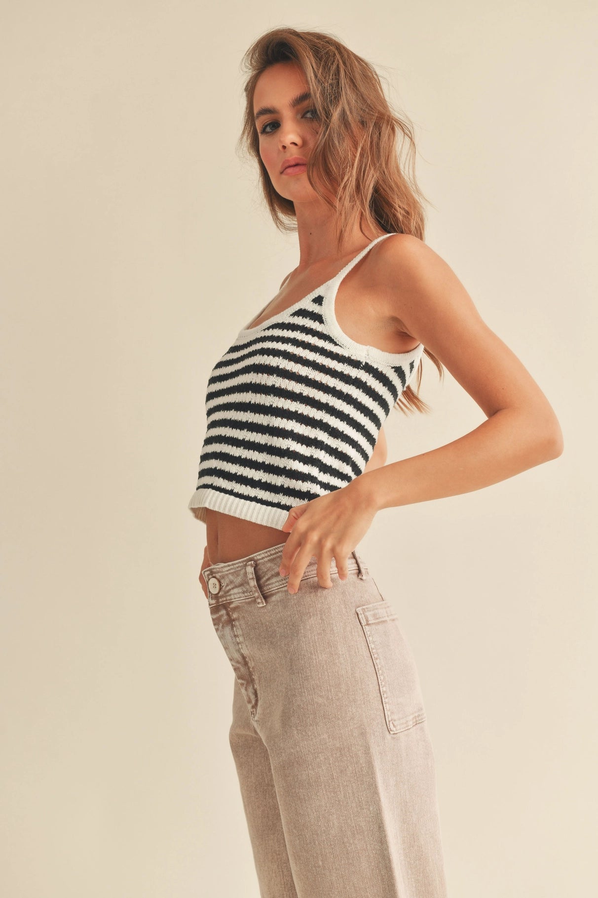 Crochet Knitted Tank Top