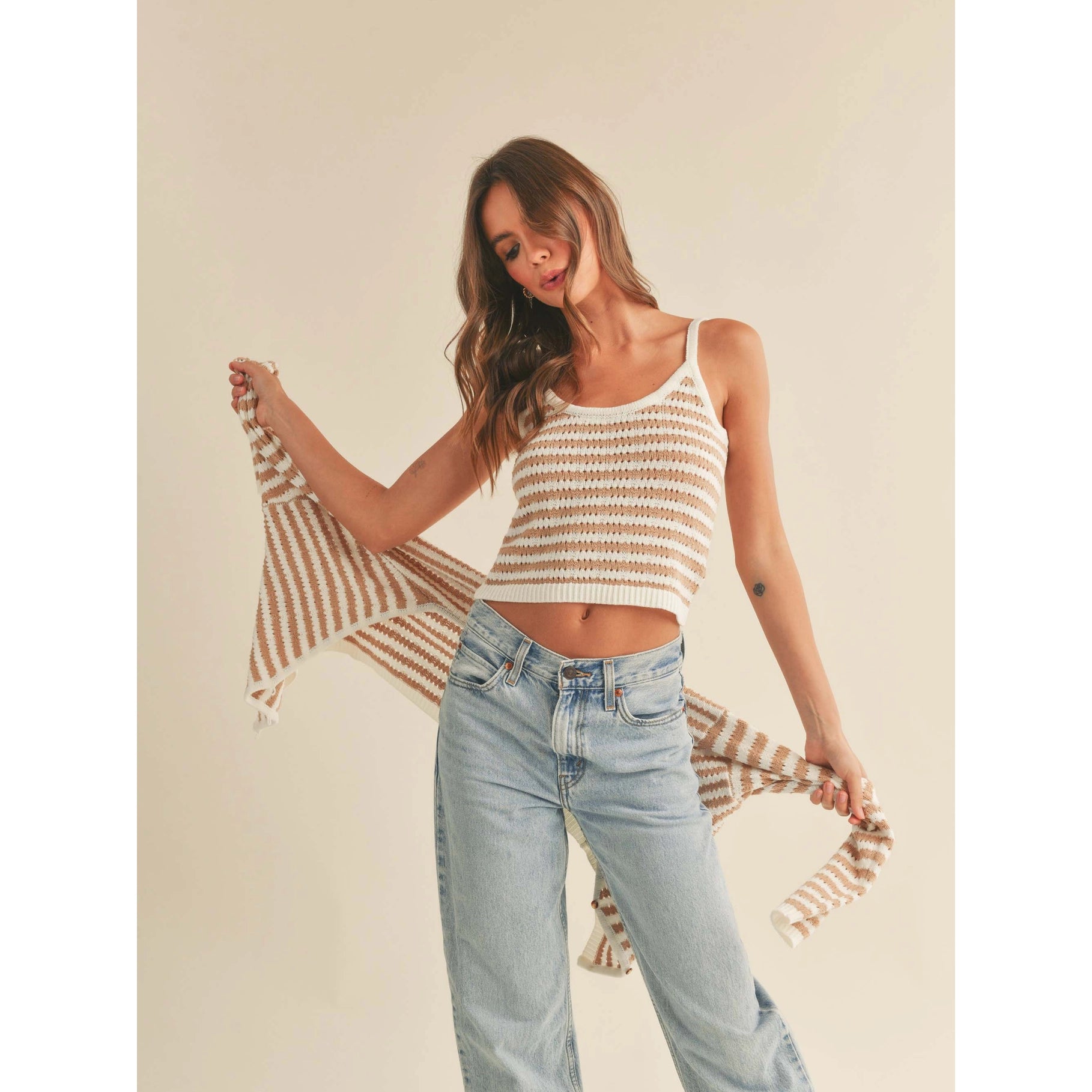 Crochet Knitted Tank Top