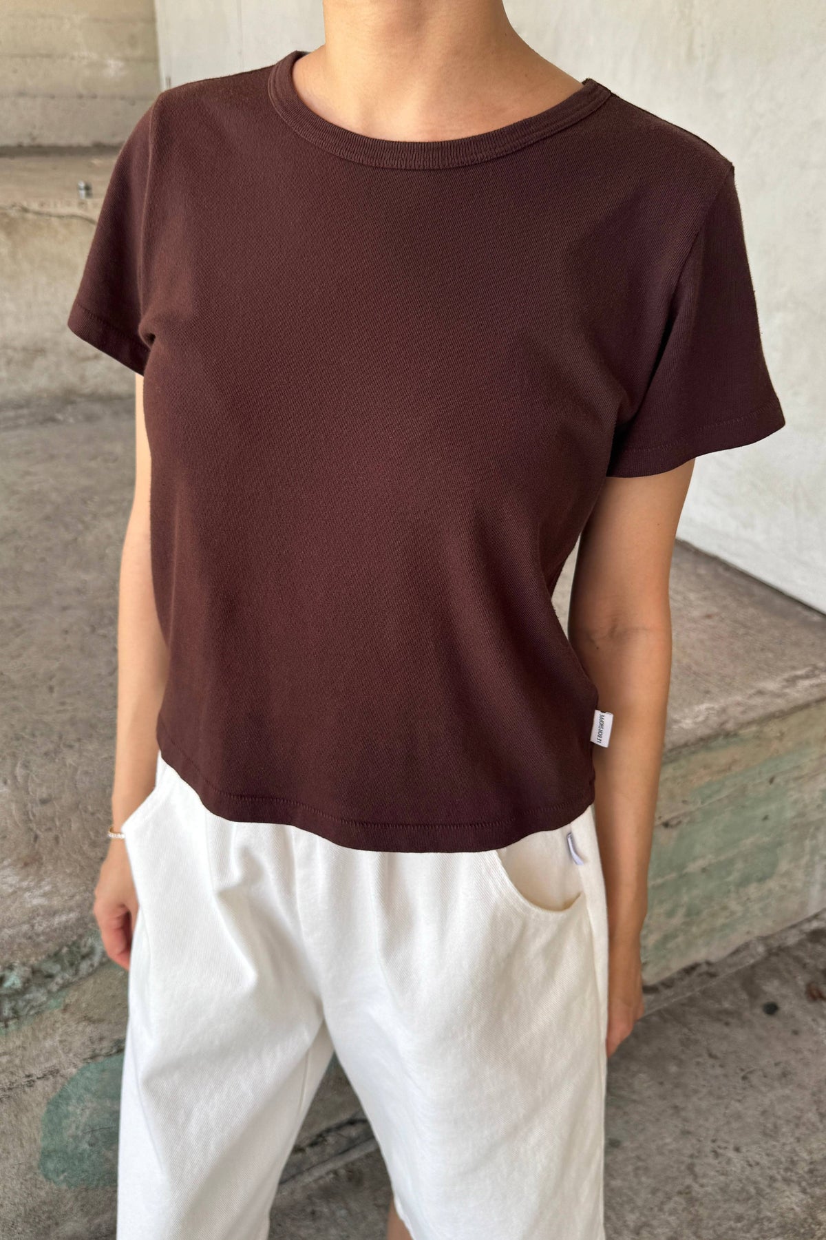 The Little Boy Tee - Dark Cacao