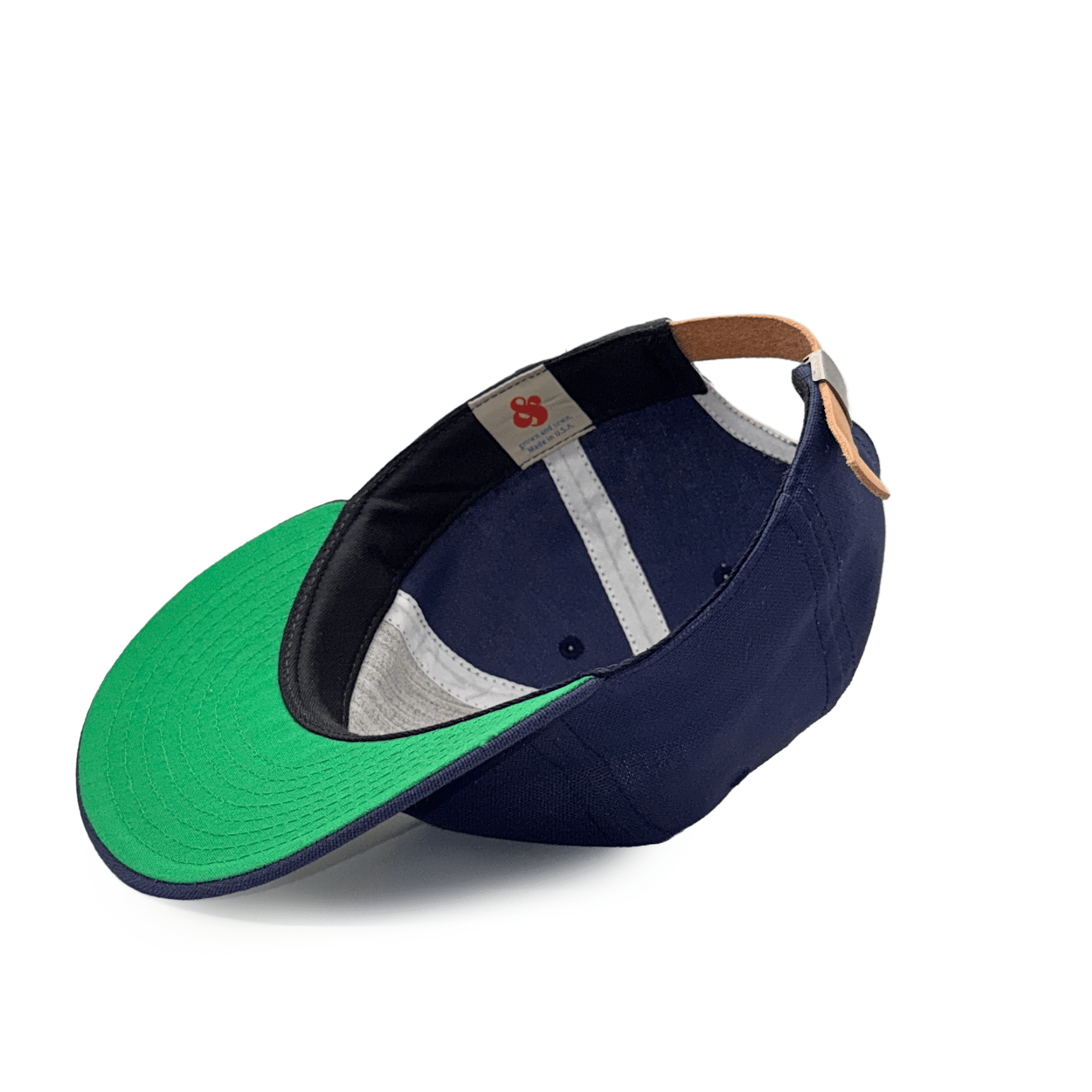 Soft Brim Ball Cap - American Canvas Plain Front - Rocky Mountain Blue