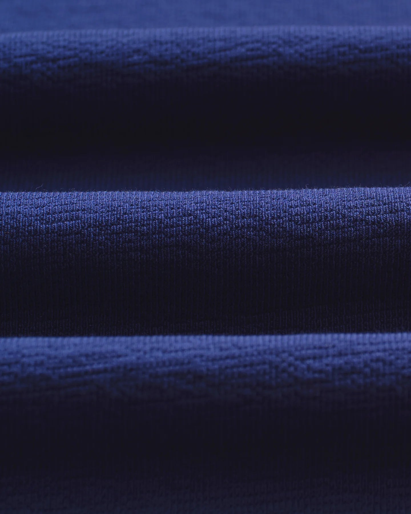 Dean Textured Organic Cotton T-Shirt - Cobalt