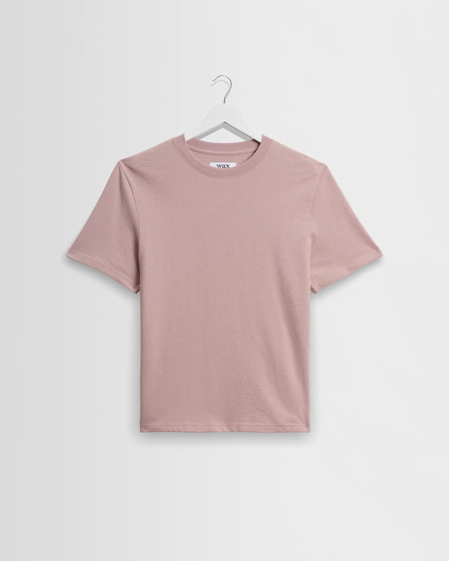 Dean Textured Organic Cotton T-Shirt - Dusty Pink