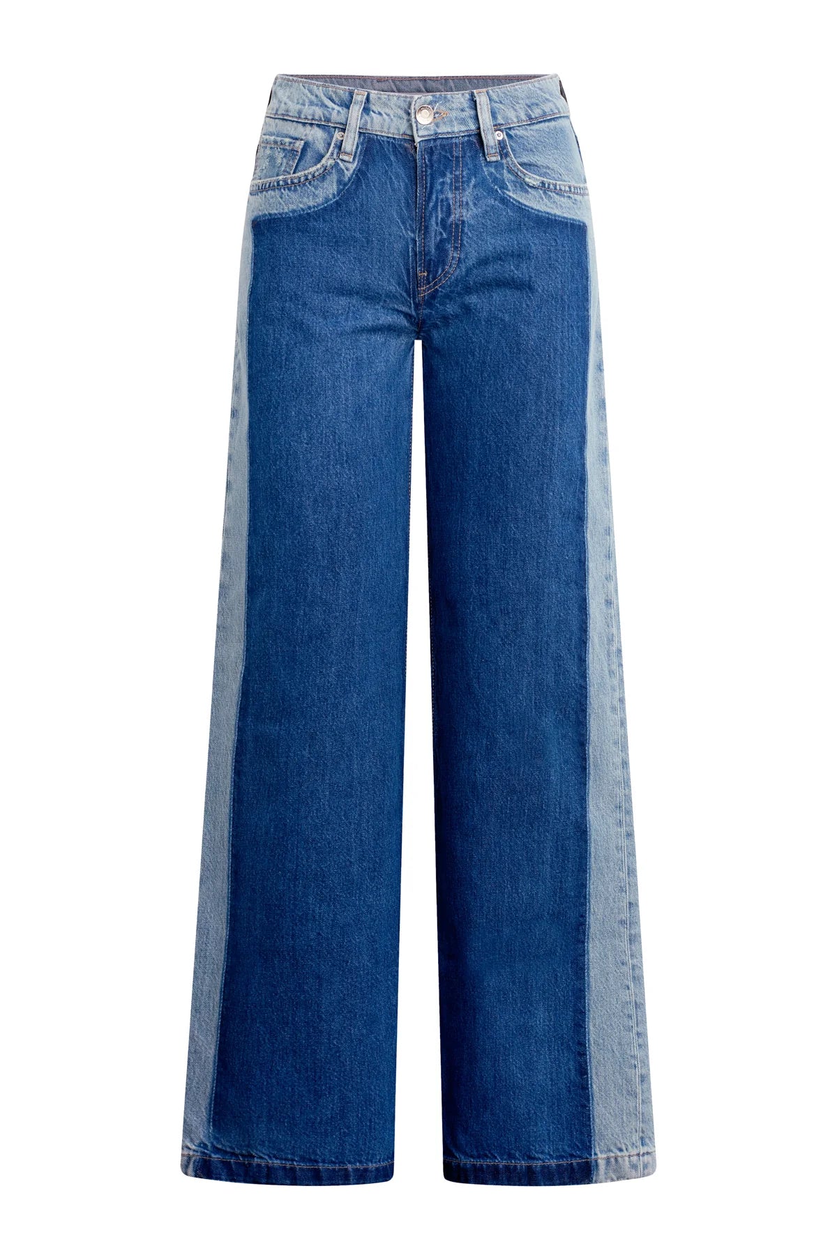 Rylee Low-Rise Loose Pant with Patch - Double Take