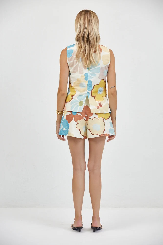 Cosima Top - Vintage Garden