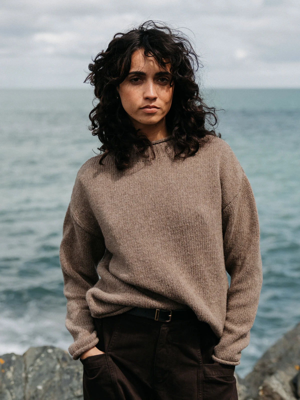 Women's Taran Sweater - Woodsmoke