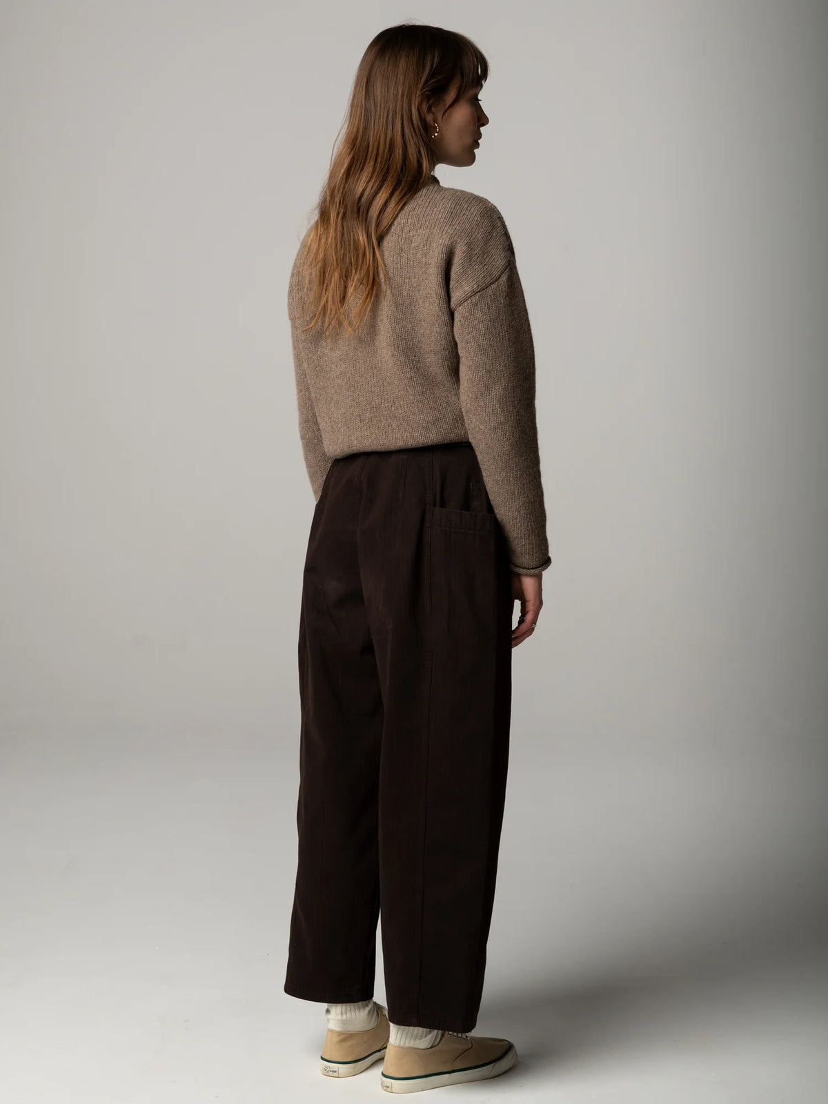 Women's Croft Workwear Barrel Pant - Burnt Umber