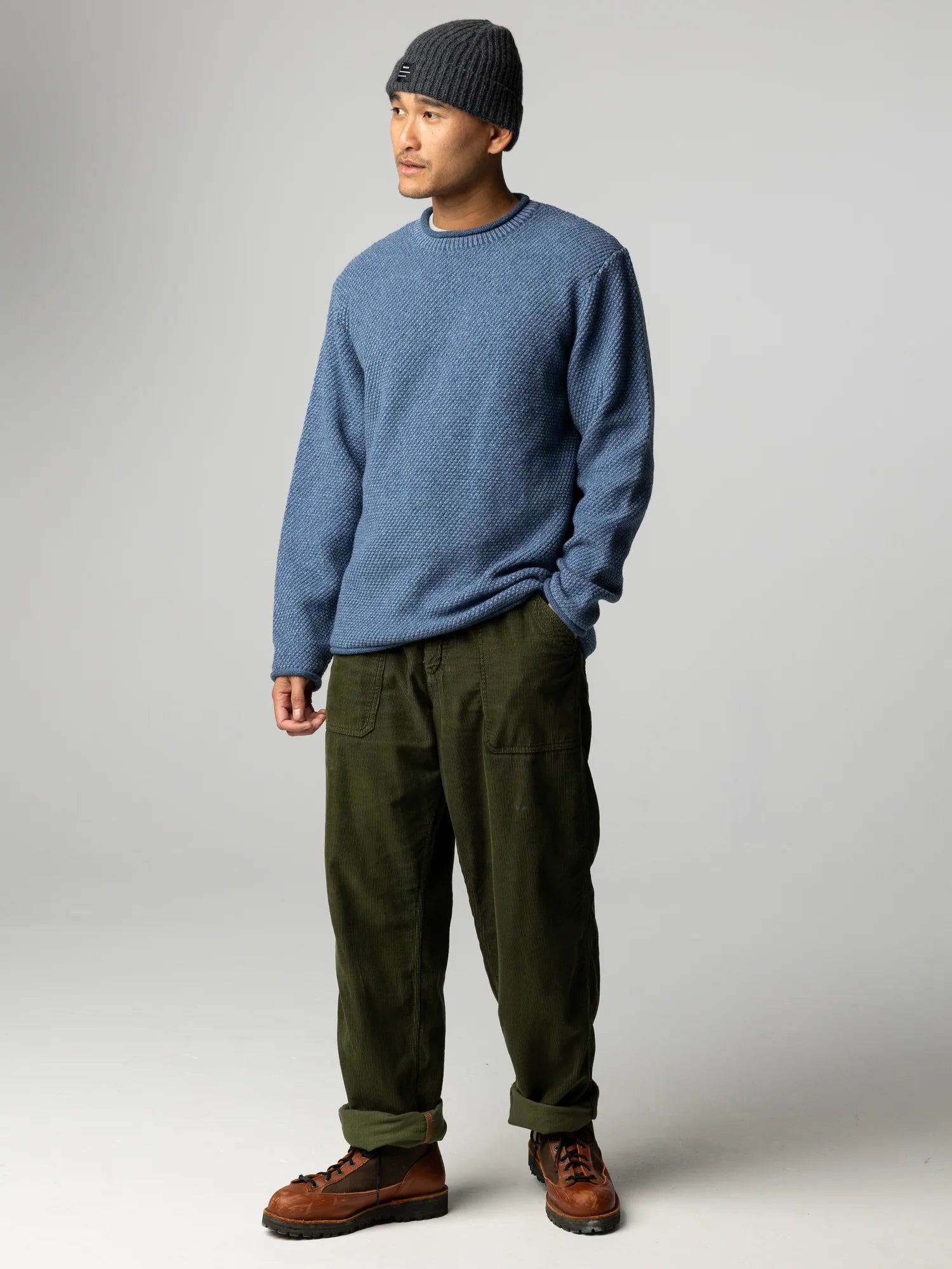 Men's Finisterre Barents Sweater - Denim