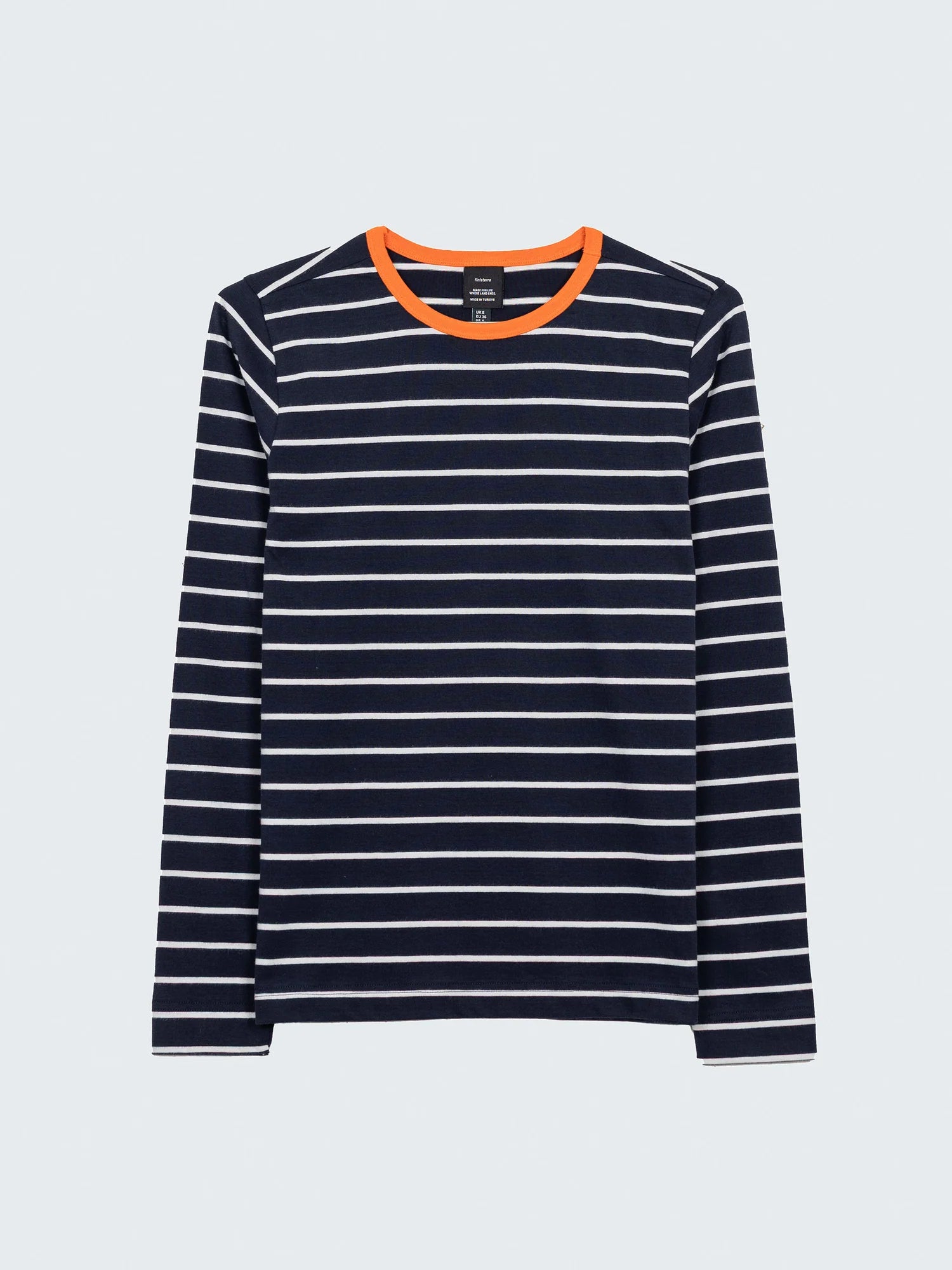Women's Eldon Long Sleeve T-Shirt - Navy/Ecru/Flame