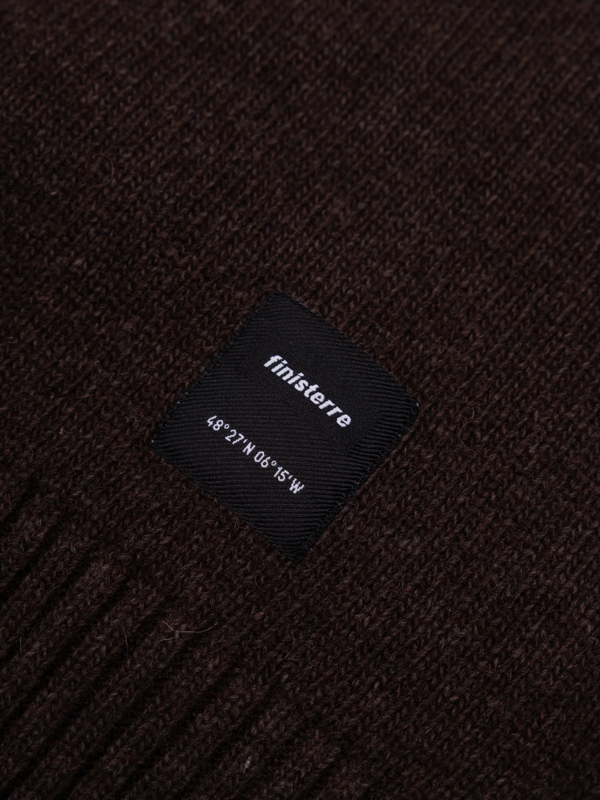 Escall Crew Neck Knit Sweater - Coffee Brown
