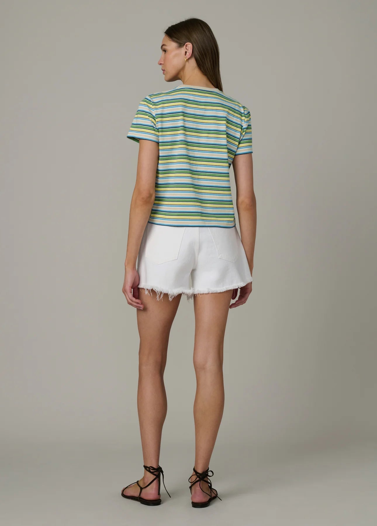 The Easy Tee - Citrus Multi Stripe