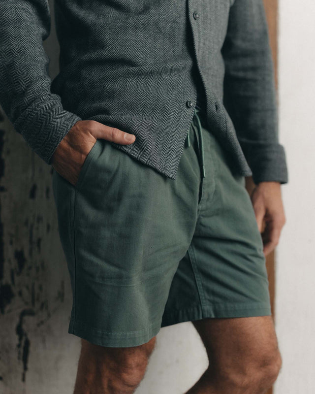 The Apres Short - Organic Deep Sea Foundation Twill