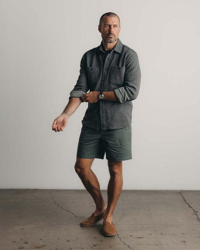 The Apres Short - Organic Deep Sea Foundation Twill