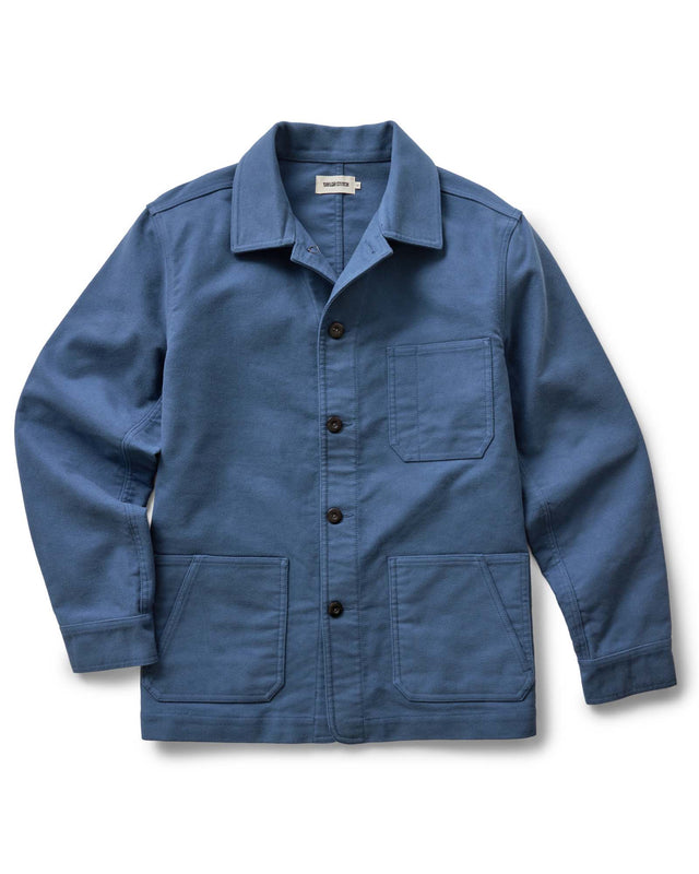 The Ojai Jacket - French Blue Moleskin