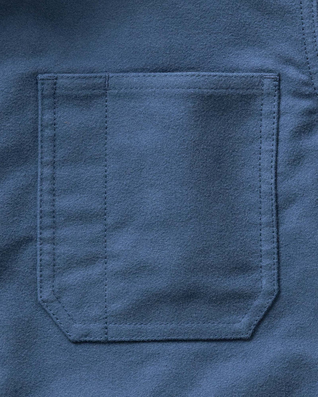 The Ojai Jacket - French Blue Moleskin