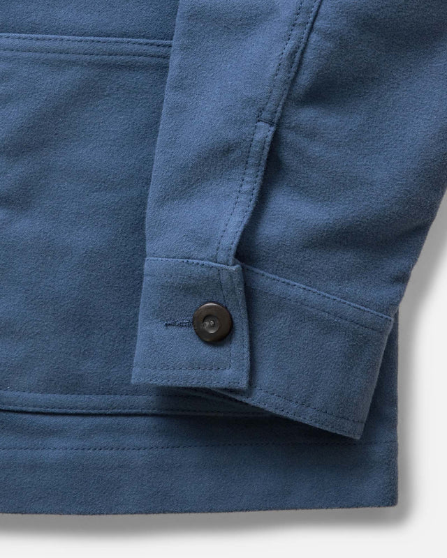 The Ojai Jacket - French Blue Moleskin