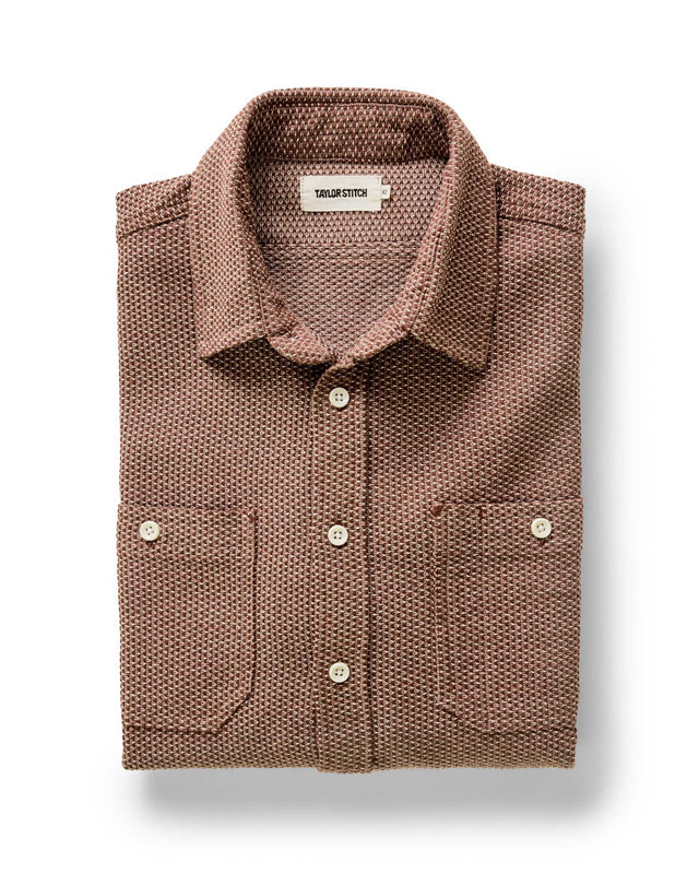The Utility Shirt - Brick Sashiko