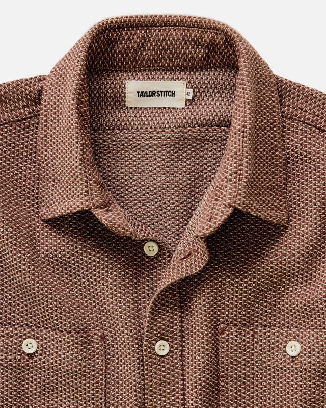 The Utility Shirt - Brick Sashiko