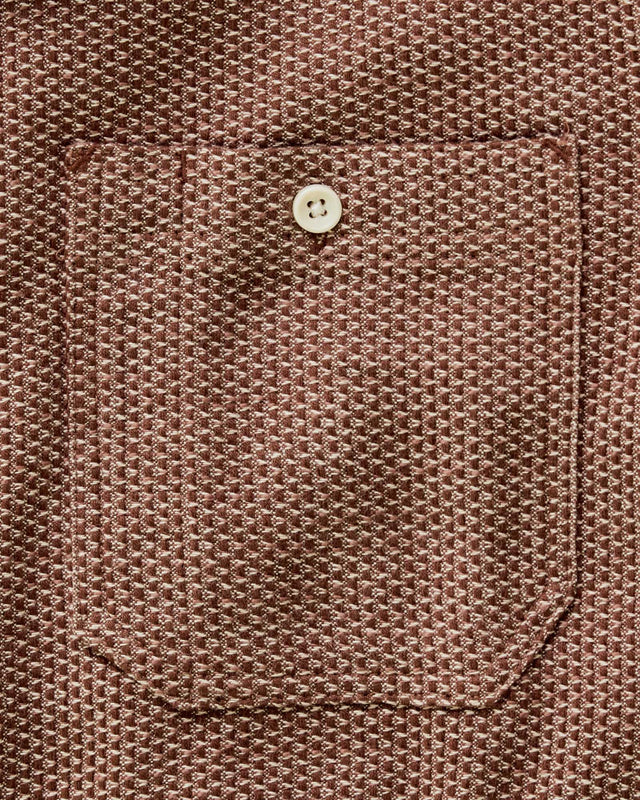 The Utility Shirt - Brick Sashiko