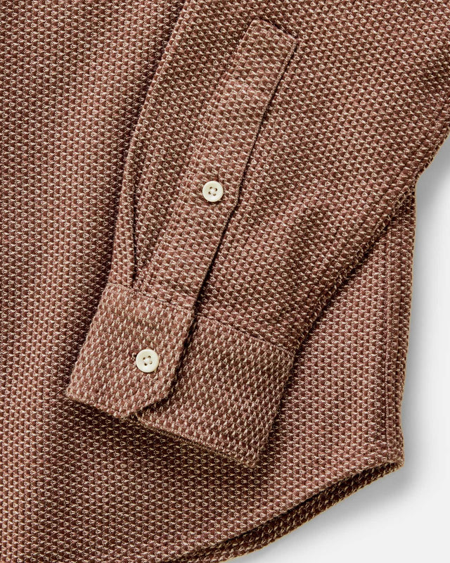 The Utility Shirt - Brick Sashiko