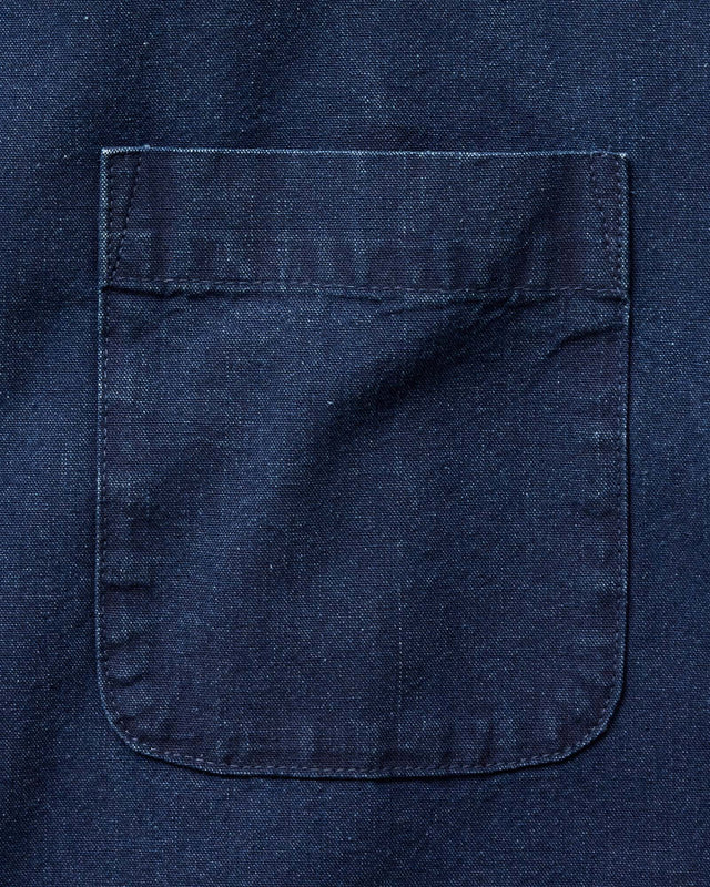 The Short Sleeve Jack - Rinsed Indigo Oxford