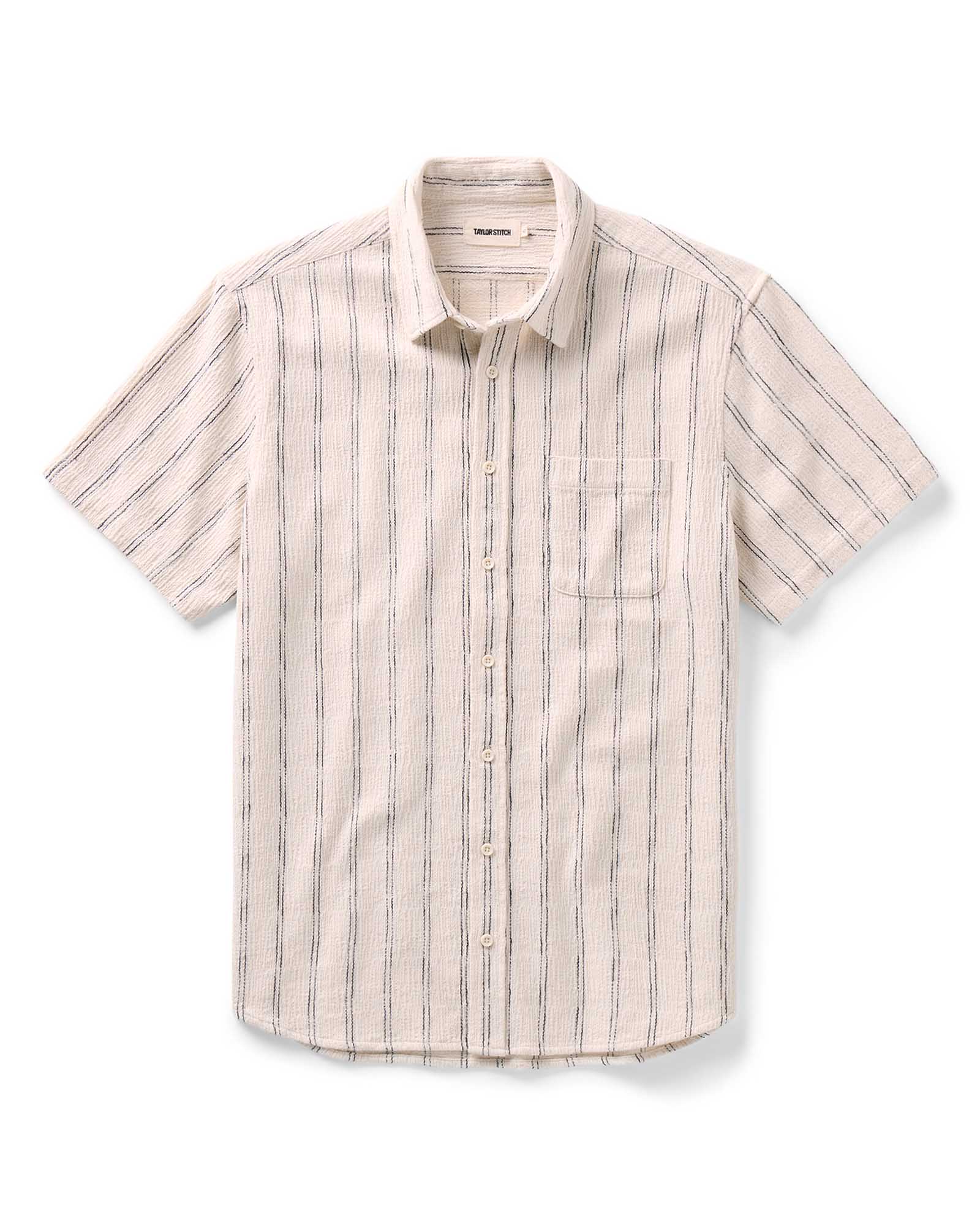 The Short Sleeve California - Tide Stripe Hacci