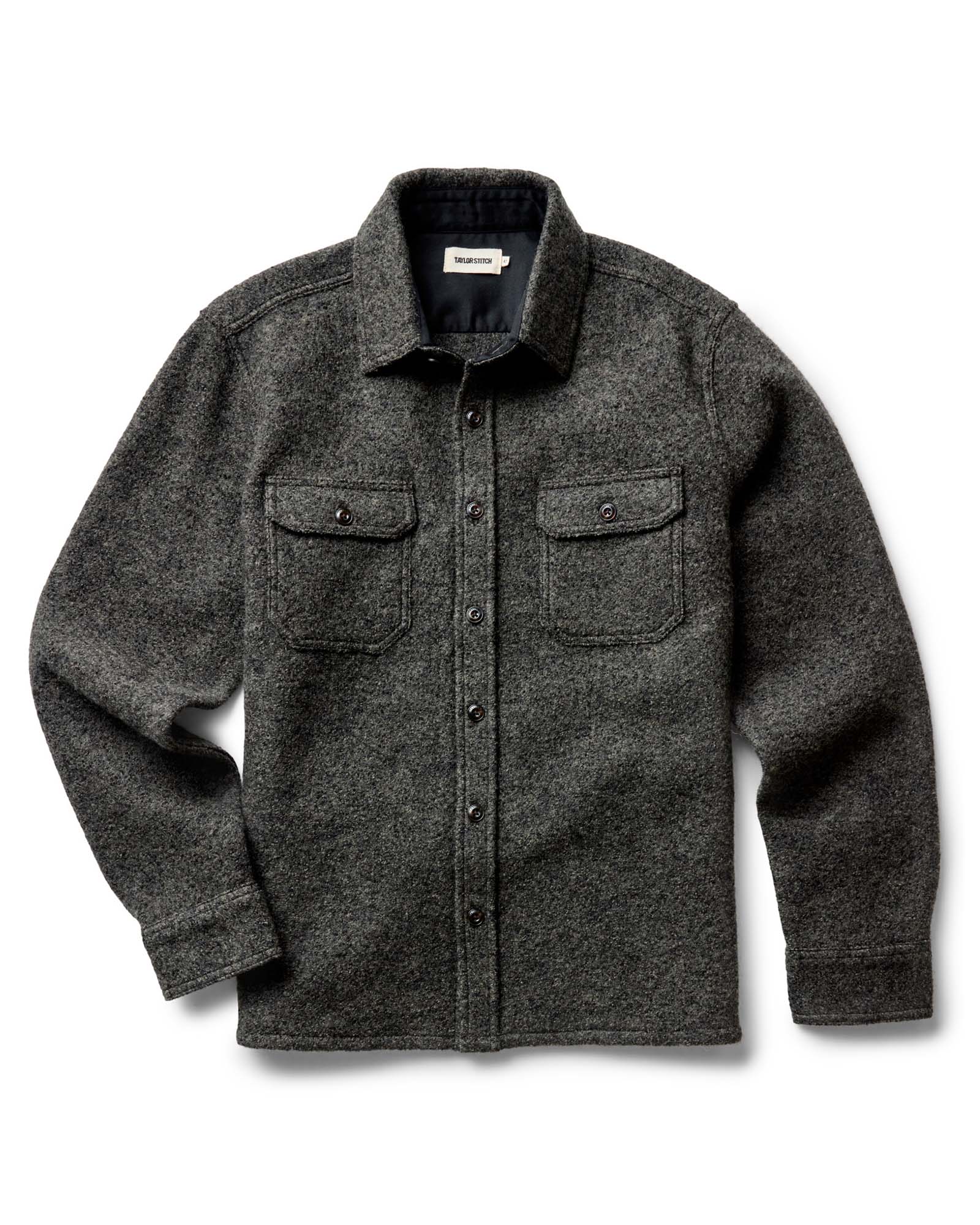 The Connor Overshirt - Heather Olive Branch