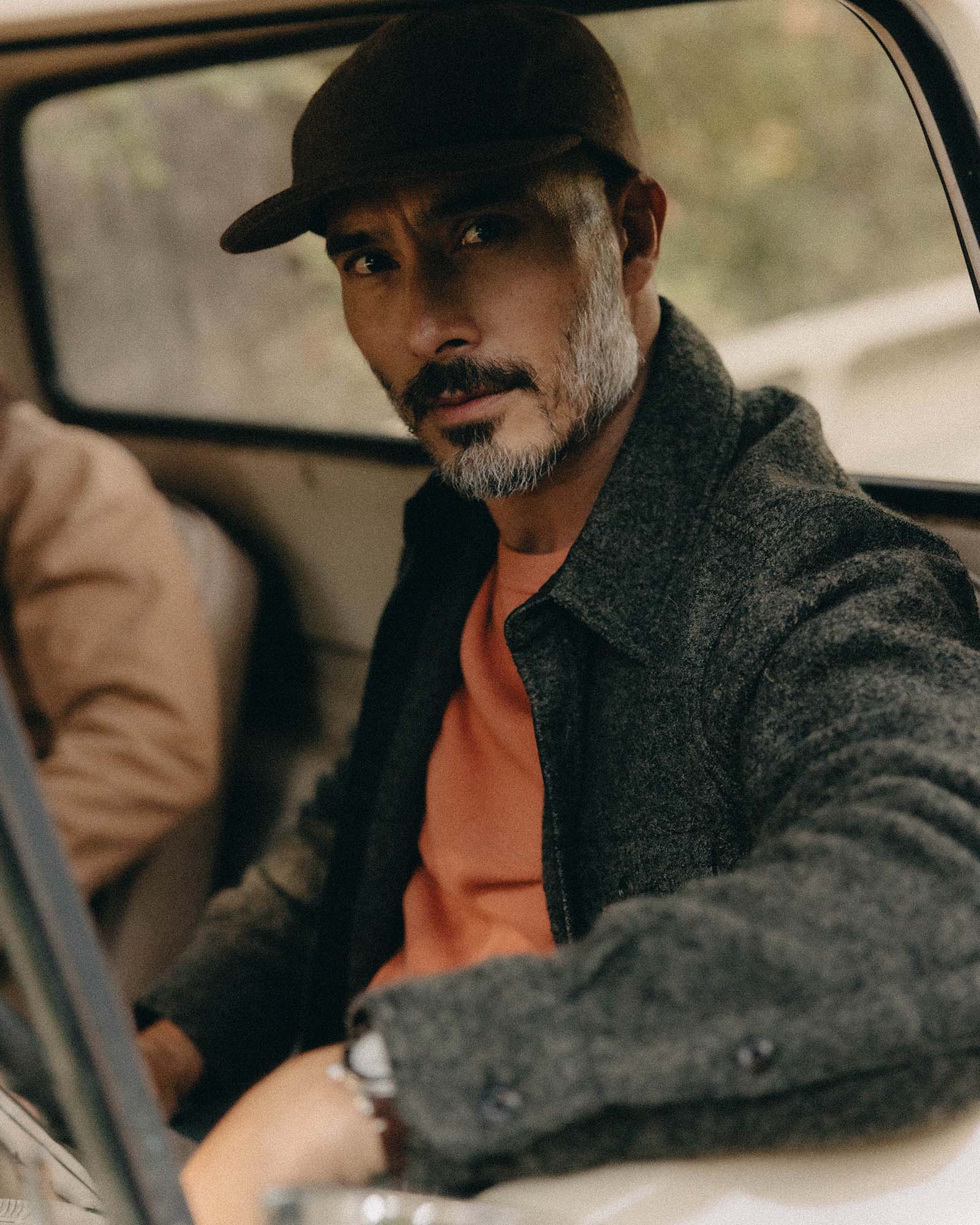 The Connor Overshirt - Heather Olive Branch