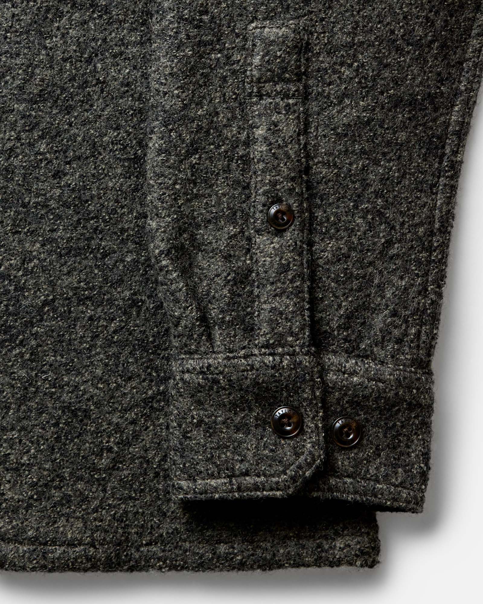 The Connor Overshirt - Heather Olive Branch